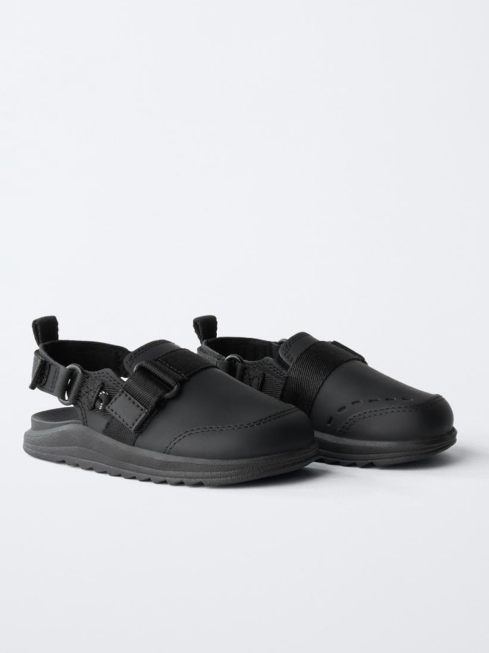 ZARA RUBBERIZED CLOGS - Picture 2 of 13